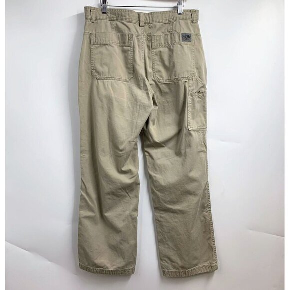The North Face‎ Men's Flat Front Carpenter Cotton Cargo Pants Size 34x27 - Picture 2 of 13